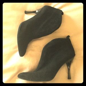 Stuart Weitzman Black Suede Bootie